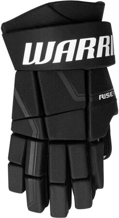 Дитячі хокейні рукавички Warrior Rise, 12 дюймів, чорні