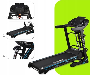 Електрична бігова доріжка Urbogym V680MS (до 120 кг)