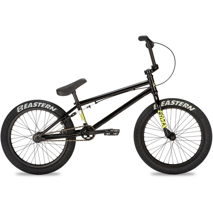 BMX велосипед Eastern Bikes Nightwasp 20 дюймів, легка хромолева рама, чорний