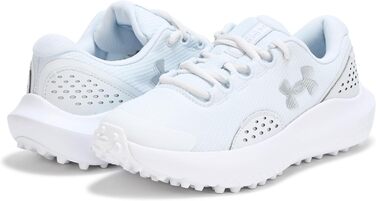 Жіночі гольф-кеди Under Armour Surge, 41 EU, сірий, білий, металевий срібло