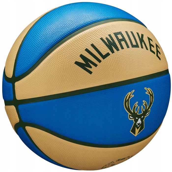 Баскетбольний м'яч Wilson NBA Team City Edition Milwaukee Bucks, розмір 7