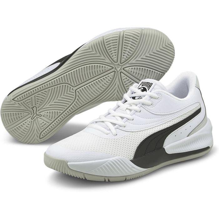 Кросівки баскетбольні PUMA Unisex Triple 48.5 EU (Білий/Чорний)