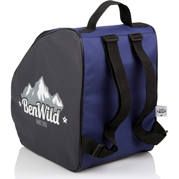 Чохол для лиж Rawstyle Skitasche: комплект 160/180/190 см, водонепроникний, для зимових видів спорту (чорно-помаранчевий)