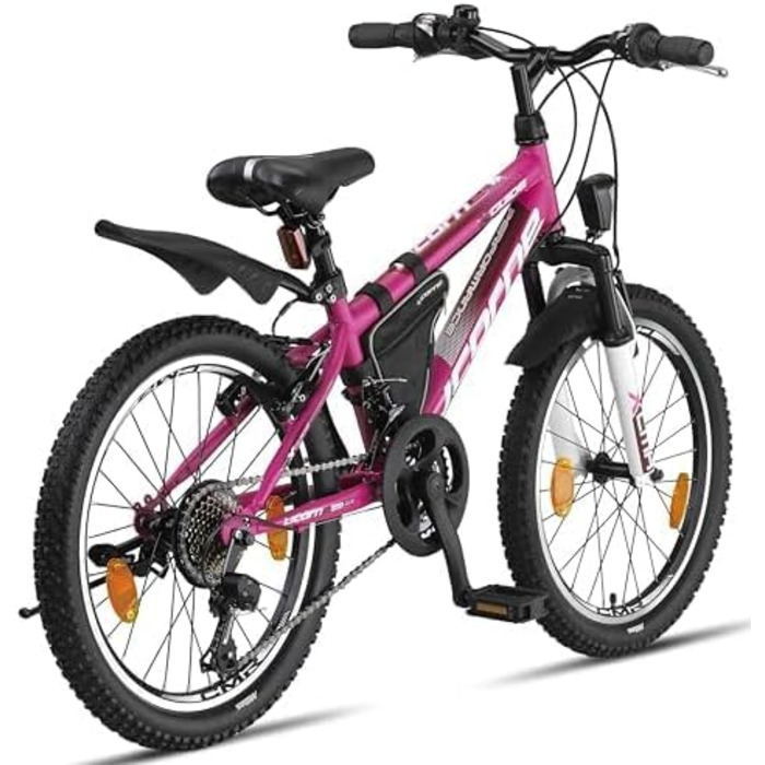 Преміальний гірський велосипед Licorne Bike 20 дюймів для дітей і дорослих, 18-21 швидкість