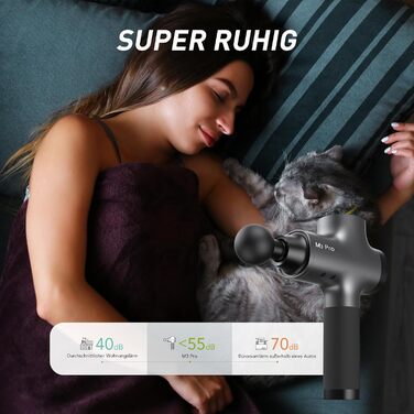 Масажний пістолет OPOVE M3 Pro 2, 2500 об/хв, LED-дисплей, для зняття м'язового болю, світло-сірий