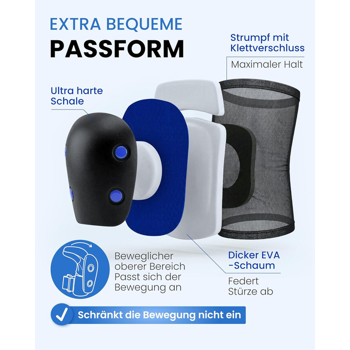 Захист для колін та ліктів 99FLIPS для дітей (3-12 років) - комплект для роликів, скейтборду, самокату - XS/S/M (Ocean Blue)