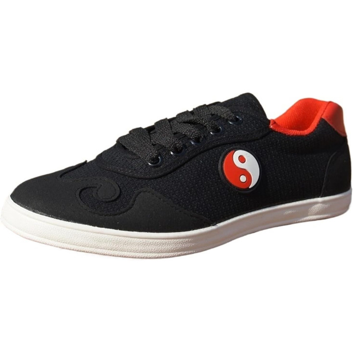 Вусінь-Кунфу: Шкіряні кросівки для тренувань та занять Кунг-Фу. Зручні, з неслизькою підошвою, для чоловіків та жінок. Підходять для тай-чі, занять спортом та повсякденного носіння. Розмір 38 EU, чорний колір.