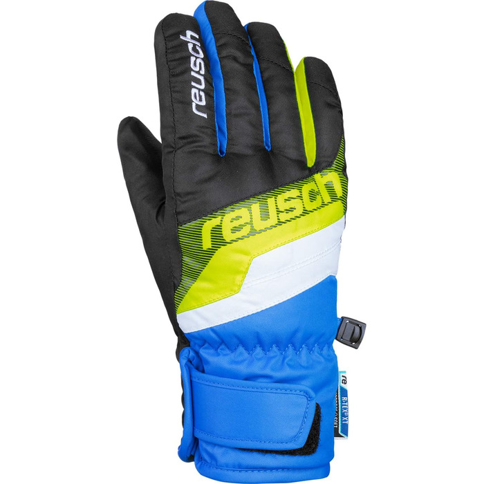 Дитячі рукавички Reusch Dario R-Tex XT чорні/синьо-блакитні, розмір 6