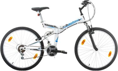 Складаний велосипед Multibrand Probike 26 дюймів, 18 швидкостей, повна амортизація, для чоловіків і жінок, зріст 160-180 см