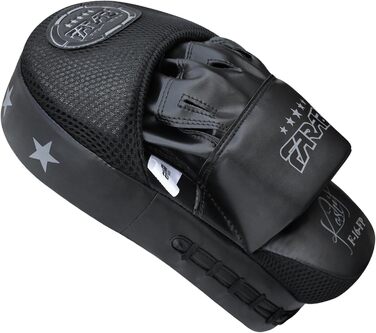 Боксерські мішені Farabi Sports Box Pratzen - чорні боксерські подушки для ударів, Муай Тай, тренування