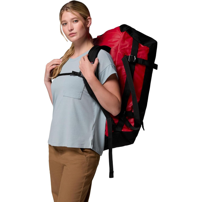 Спортивна сумка Columbia Landroamer 60L унісекс, червона з чорним (Mountain Red/Black)