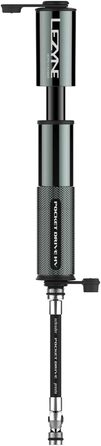 Міні-насос для велосипеда LEZYNE Pocket Drive HV, високий тиск 90 psi, сумісний з Presta та Schrader, компактний алюмінієвий ручний насос, портативний
