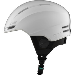 Гірськолижний шолом CRNK Skadi з Bluetooth, білий, шумозаглушення, розмір M, унісекс