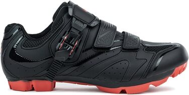 Чоловічі велотуфлі Vemont MTB для гірського велосипеда, SPD, індоор-фітнес, чорний, 41 EU