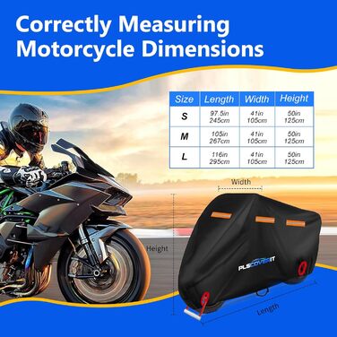 Чохол для мотоцикла 600D, водонепроникний, з кишенями, для мото, скутера, авто