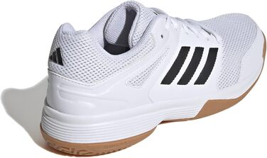 Жіночі кросівки adidas Speedcourt для залу, білі/чорні/сірі, 46 2/3 EU