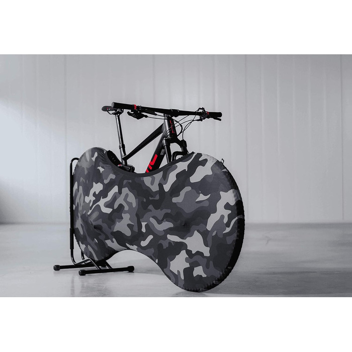 Чохол для велосипеда Velo Sock Unisex для дорослих, універсальний, камуфляж чорний, підходить для 99% велосипедів