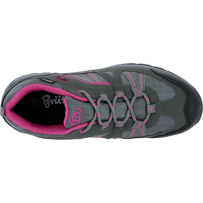 Туфлі трекінгові Brütting Unisex Fresno Low Rise, 38 EU, Антрацит-Рожевий