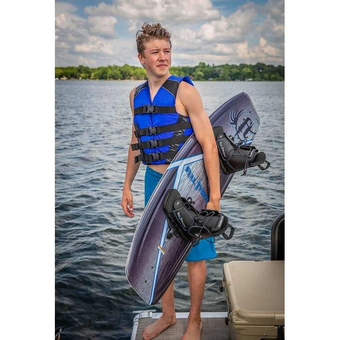 Набір для вейкбордингу Absolute Outdoor Full Throttle Aqua Extreme (чорний/синій, 140 x 42 см)