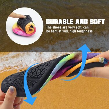 Чоловічі та жіночі водяні тапки для плавання, йоги та активного відпочинку. Швидка сушка, дихаючі, slip-on, розмір 34-45 EU.