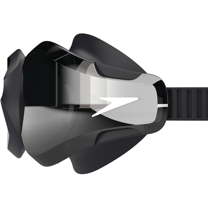 Окуляри для плавання Speedo Hydrosity 2.0 із дзеркальними лінзами, унісекс, чорний/димчастий/сріблястий, універсальний розмір