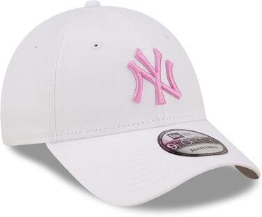 Кепка New Era Yankees White Pink #34222 (Універсальний розмір)