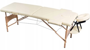 Масажний стіл Atlas Sport, дерево, білий
