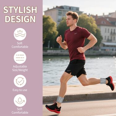 Набір кишенькових вагів KOOOGEAR (2 шт.) для фітнесу, бігу, тренувань (0,5 кг * 2)