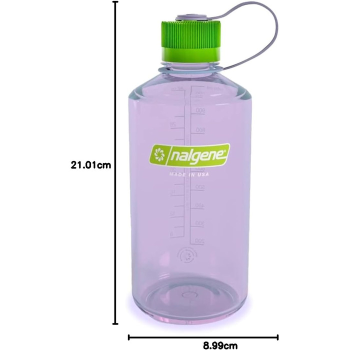 Пляшка для води Nalgene 946 мл, баклажанова, Tritan, спортивна