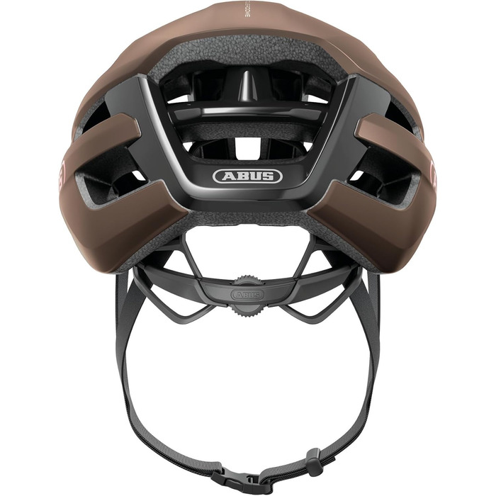Велосипедний шолом ABUS PowerDome ACE з кепкою, легкий, з вентиляцією, для дорослих, італійський, коричневий (металік), розмір L (57-61 см)