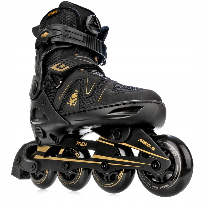 Регульовані ролики RAVEN Pulse PRO Gold FitGo (розміри 40-43)