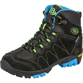 Черевики трекінгові та похідні для дітей Brütting Bergen Unisex, 37 EU, сірий, синій, лимонний