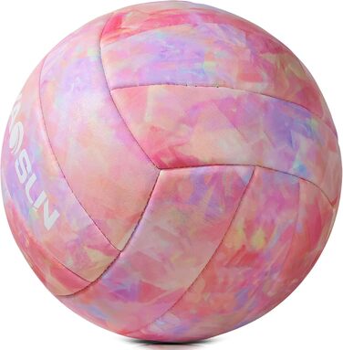 Волейбольний м'яч BYAOSUN для пляжу та залу, розмір 5, рожевий