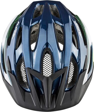 Велосипедний шолом ALPINA MTB 17, 54-58 см, темно-синій/неоновий