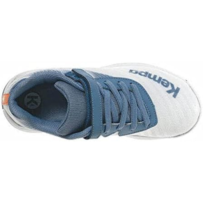 Дитячі гандбольні кросівки Kempa Wing 2.0 Junior - біло-сталево-блакитні (28 EU, вузька колодка)