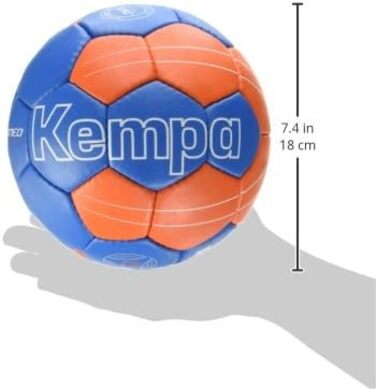 Гандбольний м'яч Kempa TONEO Competition Profile, розмір 3, синьо-червоний