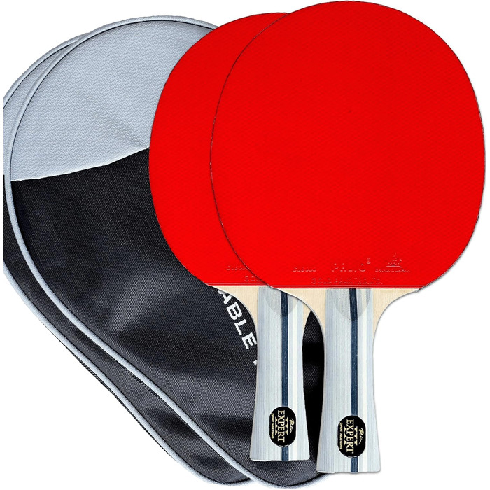 Набір тенісних столів Palio Expert 3.0 з чохлом | ITTF, високопродуктивні ракетки для пінг-понгу для початківців | Набір з 2 ракетками з максимальним обертанням та контролем
