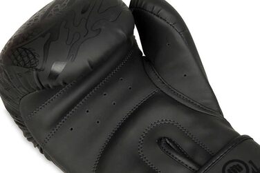 Боксерські рукавички DBX BUSHIDO Black Dragon 12oz для спарингів, кікбоксингу, бойових мистецтв, чорні