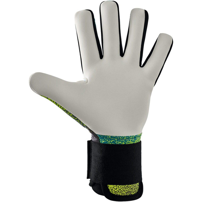Дитячі воротарські рукавички Erima Flex RD Robusto, розмір 6.5, petrol/lime/чорні