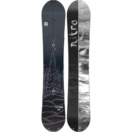 Сноуборд Nitro Nomad Splitboard для чоловіків, універсальний, для беккантрі, середньої ширини, напрямний