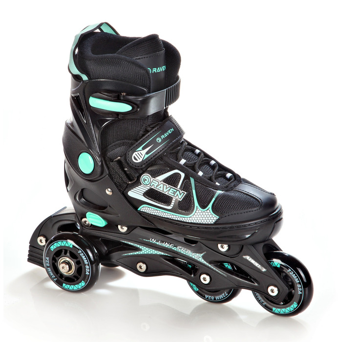 Регульовані ролики RAVEN Spirit, Black/White, розмір 37-40