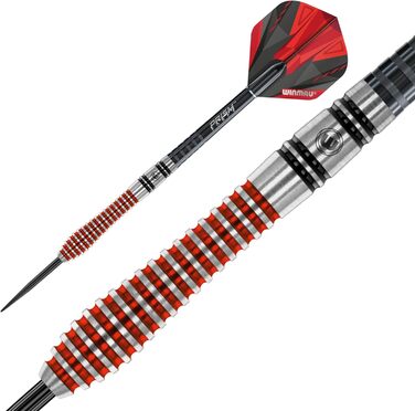 Дартс-набір WINMAU Dennis Priestley 26 г професійний, вольфрамовий, з оперенням і стержнями