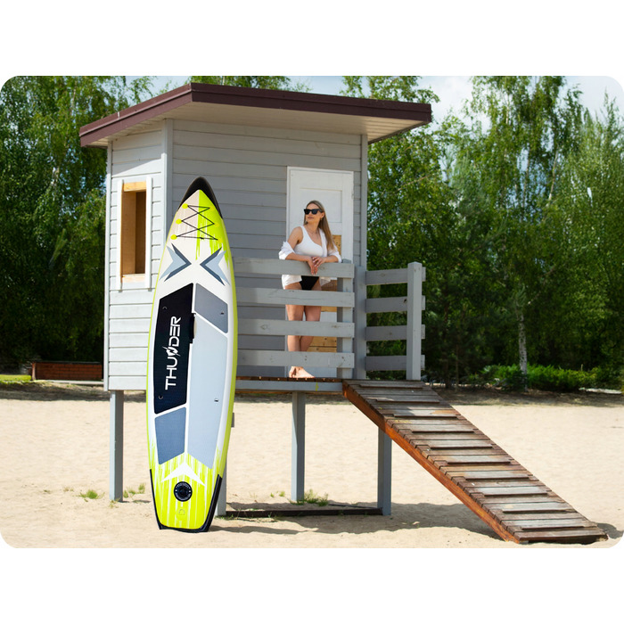Надувна SUP-дошка для плавання з сидінням, 320 см, повний комплект