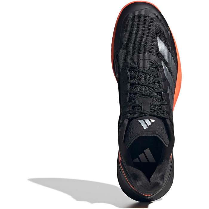 Чоловічі тенісні кросівки Adidas Defiant Speed 2, розмір 41 1/3 EU, чорний/помаранчевий