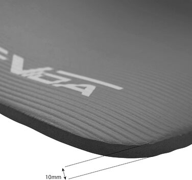 Килимок для йоги SportVida з нековзким покриттям - NBR, 180 x 60 x 1 см, для дому, з ручкою для перенесення, фітнес, 6 кольорів