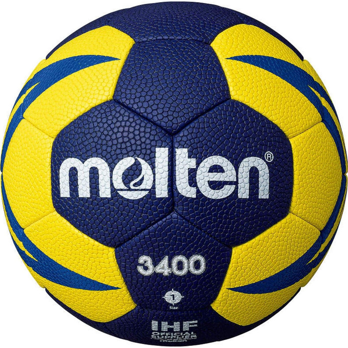 Гандбольний м'яч Molten H3X3400-NB, розмір 3, синій, тренувальний, поліуретан