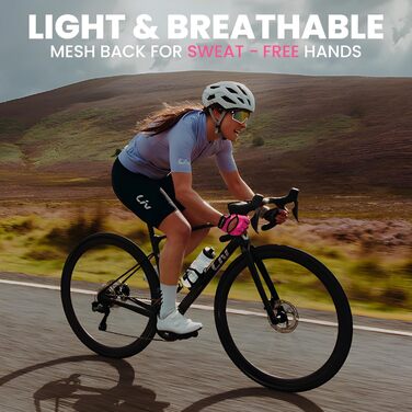 Фитнес-рукавички Westwood Fox для жінок та чоловіків: дихаючі рукавички для важкої атлетики, фітнесу, велоспорту та тренувань з товстою підкладкою та захистом долоні, рожеві, розмір M