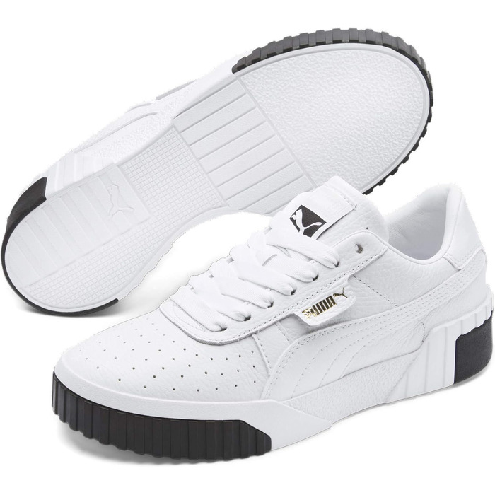 Жіночі кросівки Puma Cali Wn's білі з чорним логотипом, розмір 36 EU