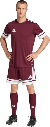 Спортивні чоловічі шорти adidas Squadra 25 (колір: бордовий/білий, розмір 56)