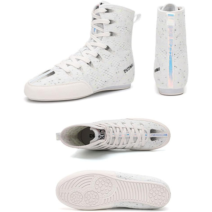 Боксерські та спортивні кросівки для чоловіків, жінок та дітей - дихаючі, з неслизькою підошвою. Ідеальні для боксу, CrossFit, важкої атлетики. Розміри 32-39 EU, колір зелений